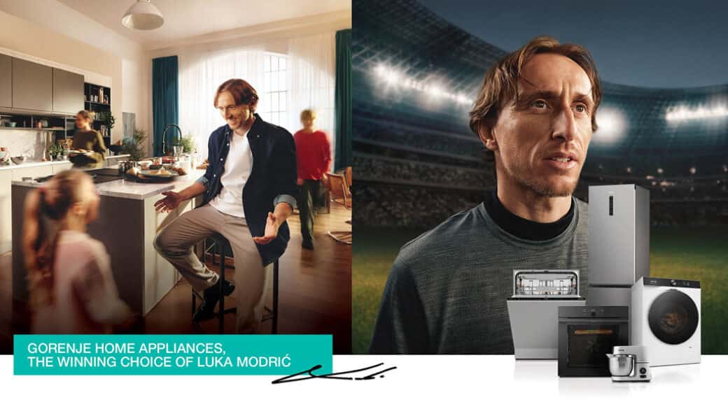 Luka Modrić joins the Gorenje Family: Because true greatness begins at home